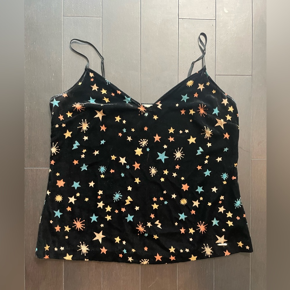Ted Baker London Black Star Print Cami Top
